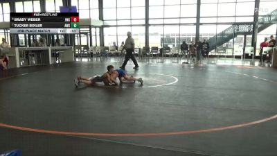 72 lbs 3rd Place Match - Brady Weber, Jesup Mat Club vs Tucker Bixler, Anamosa Wrestling Club