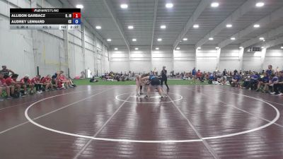 155 lbs Allison Garbacz, Illinois vs Audrey Lennard, Kansas