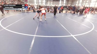 125 lbs Quarters - Alyssa Graciano, Victory Wrestling-Central WA vs Olivia Engel, Thunder Mountain Wrestling Club