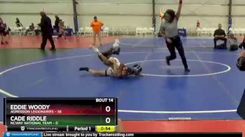 80 lbs Round 5 - Eddie Woody, Agression Legionaries vs Cade Riddle, NCWAY National Team