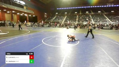 61 lbs Final - Brooks Lanners, Dakota Boyz WC vs Barrett Jackson, Eastside United