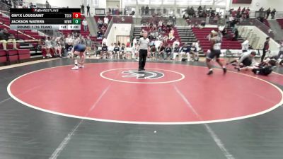 190 lbs Round 1 (16 Team) - Onyx Loussaint, Thomas County Central HS vs Jackson Waters, Newnan