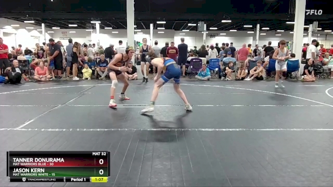 115 lbs Round 2 (4 Team) - Tanner Donurama, Mat Warriors Blue vs Jason