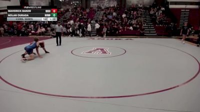 120 lbs Cons. Semis - Maverick Baker, Wrestling Brotherhood vs Nolan Ourada, Mounds View Mustangs Wrestling Club