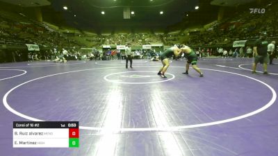 287 lbs Consi Of 16 #2 - Bryan Ruiz Alvarez, Mendota vs Ethan Martinez, Highland