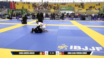Anna Clara Ferreira Gomes vs Luana Almeida Araujo 2025 Brasileiro Jiu-Jitsu IBJJF