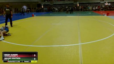 85 lbs Cons. Round 1 - Brody Sundby, Watertown-Mayer vs Brooks Knutson, K-M