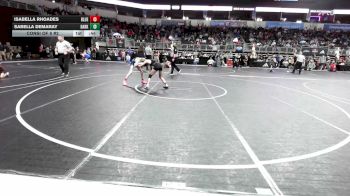 90 lbs Consi Of 8 #2 - Isabella Rhoades, Blue Pride vs Sabella Demaray, Darkhorse WC