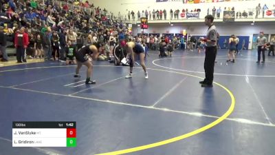 130 lbs Round Of 32 - Juliana VanSlyke, Mt. Lebanon vs Laila Gridiron, Lake Catholic-OH