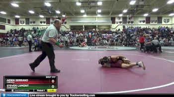 113 lbs Round 3 - Aiden Serrano, Carlisle vs Steven Lamont, Harrisburg