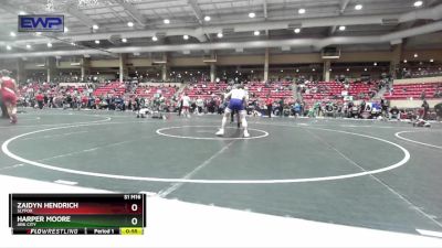 145 lbs Cons. Round 3 - Zaidyn Hendrich, Slyfox vs Harper Moore, Ark City