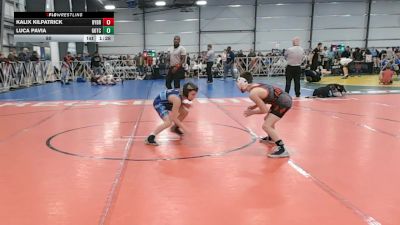 80 lbs Round 4 - 1:30pm Friday - Kalix Kilpatrick, Backyard Brawlers vs Luca Pavia, Gotcha