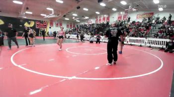 140 lbs Champ. Round 1 - Danika Larsuel, Marina vs Sarah Harthorn, Golden Valley (Bakersfield)
