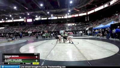 152 lbs Prelim - Ronan Brown, Owyhee vs Alvaro Vallaure, Central Valley Washington
