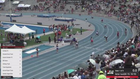 2026 AAU Junior Olympic Games - Youth Girls' 4x400m Relay, Semi-Finals 1 - Age 15-16