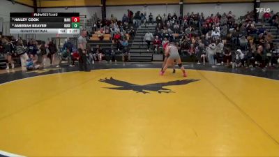 170 lbs Quarterfinal - Hailey Cook, Marion vs Amirrah Beaver, Dubuque Senior