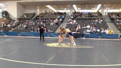 110 lbs 1st Place Match - Trinity Pendergrass, Quincy vs Alaina Sunlin, Wisconsin Stevens Point