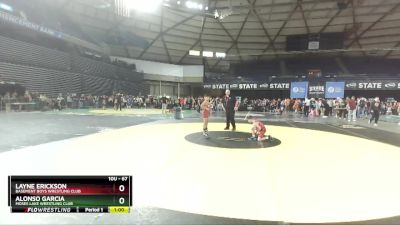 67 lbs Cons. Round 6 - Layne Erickson, Basement Boys Wrestling Club vs Alonso Garcia, Moses Lake Wrestling Club