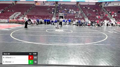 114 lbs Semifinal - Reef Dillard, Bethlehem Catholic vs Caden Stoner, Central Mountain