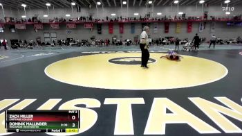 133 lbs Quarterfinal - Zach Miller, Carthage College vs Dominik Mallinder, Wisconsin-Whitewater