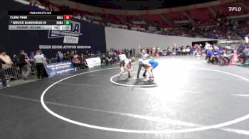 4A Boys 175 lbs Champ. Round 1 - Bruce Bankhead III, North Marion Boys vs Clem Pine, Mazama Boys