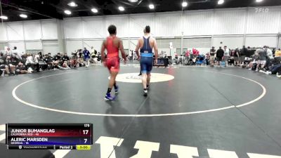 175 lbs Round 1 (16 Team) - Junior Bumanglag, California Red vs Aleric Marsden, Georgia