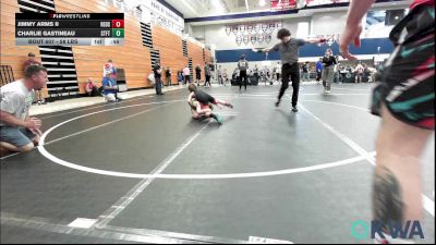 58 lbs Quarterfinal - Jimmy Arms II, Redskins Wrestling Club vs Charlie Gastineau, Standfast