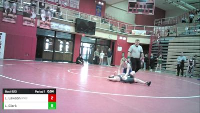 14U - 100-107 Champ. Round 3 - Lillian Howard vs Heath Spin, Warrior Wrestling Club