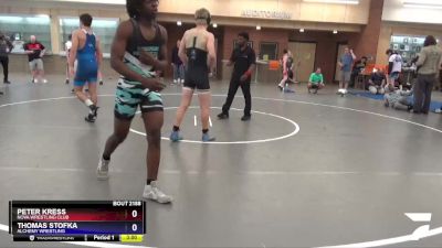 152 lbs Quarterfinal - Peter Kress, NOVA Wrestling Club vs Thomas Stofka, Alchemy Wrestling