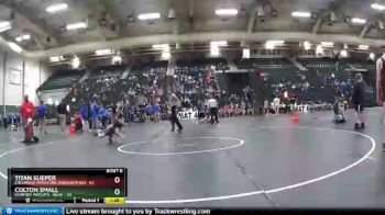 55 lbs Round 3 (6 Team) - Titan Sueper, Columbus Wrestling Organization vs Colton Small, Kearney Matcats - Blue