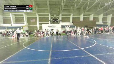 135 lbs Cons. Round 3 - Peter Cannon, Champions Wrestling Club vs Ryan Doucette, RWC- Roy Wrestling Club