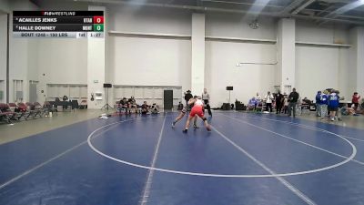 120 lbs Cons. Semis - Acailles Jenks, Utah vs Halle Downey, Montana