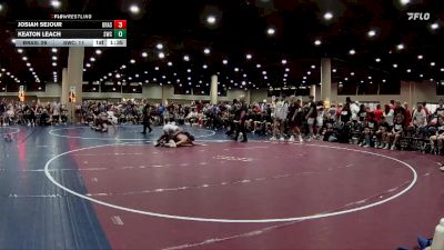 157 lbs Round 1 (6 Team) - Keaton Leach, Spartan WC vs Josiah Sejour, BRAWL Silver