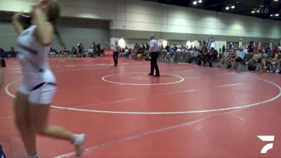 135 lbs Round 3 (8 Team) - Katie Bradshaw, Indiana Ice vs Haylee Selis, MXW Purple