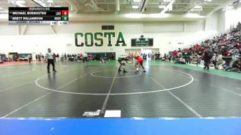 190 lbs Champ. Round 1 - Michael Buenostro, Lakewood vs Brett Williamson, Moorpark