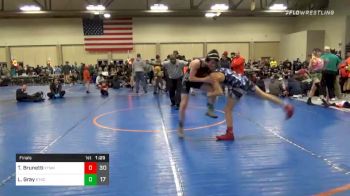 106 lbs Final - Thomas Brunetti, Xtreme Nomads MS vs Landon Gray, KT Kidz MS