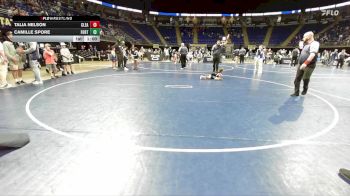 50 lbs Final - Talia Nelson, Clearfield vs Camille Spore, Fort LeBoeuf