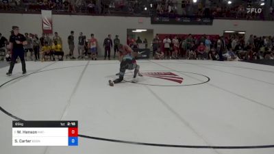 65 kg Round Of 16 - Wyatt Henson, Mat-Town WC vs Sean Carter, Boone RTC