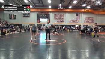 120 lbs Champ. Round 1 - Valentina West, Assumption, Davenport vs Madelyn Kenny, Benton Community