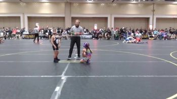 58 lbs Consolation - Carolina Guillent, SoCal Grappling Club vs Jace Liera, Rough House