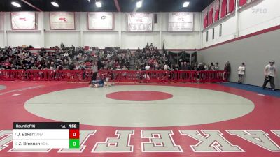 160 lbs Round Of 16 - Joseph Baker, Danvers vs Zack Brennan, Ashland