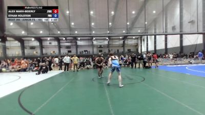 Junior FS - 165 lbs 3rd Place Match - Alex Marx-Beierly, Juneau Youth Wrestling Club Inc. vs Ethan Holstein, Peninsula Wrestling Club