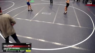 135 lbs Round 1 (4 Team) - Colt Hansen, Farmington vs MacGyver Herzberg, Wayzata