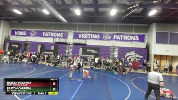 75 lbs Quarterfinal - Easton Cabrera, Roy Wrestling Club vs Raycen McCamey, Bruin Wrestling Club