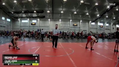 144 lbs Round 3 (4 Team) - Caleb Likens, Osprey WC vs Michael Leaf, Capital City WC