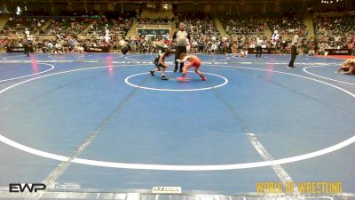 70 lbs Consi Of 32 #2 - Beckham Haubert, Cleveland Takedown vs Myryn Phillips, Mat Rats Rebooted