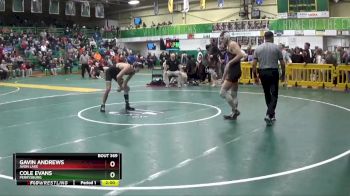 150 lbs Champ. Round 3 - Cole Evans, Perrysburg vs Gavin Andrews, Avon Lake
