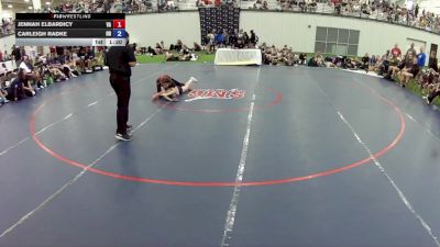 110 lbs Jennah ElBardicy, Virginia vs Carleigh Radke, Oregon