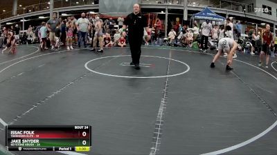 110 lbs Round 6 (8 Team) - Jake Snyder, Keystone Krush vs Issac Folk, Takedown Elite