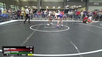 125 lbs Cons. Round 3 - Haegen Hartman, Garden City vs Briggs Terrill, Ark City